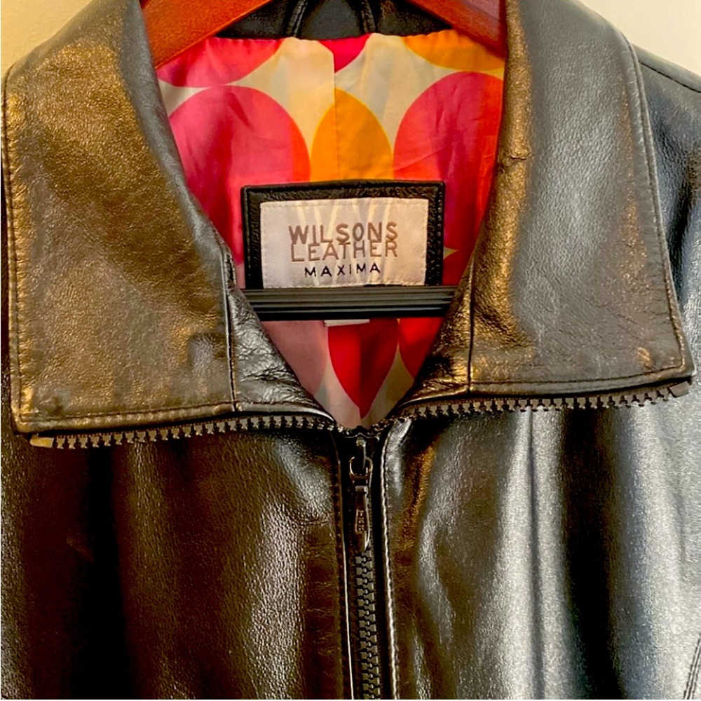 🛑🧥Wilson’s 💯% real leather jacket!!🛑